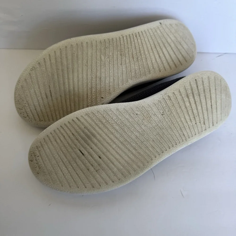 Allbirds Tree Loungers Men's 10 Black Slip On Knit Casual Shoes Sneakers